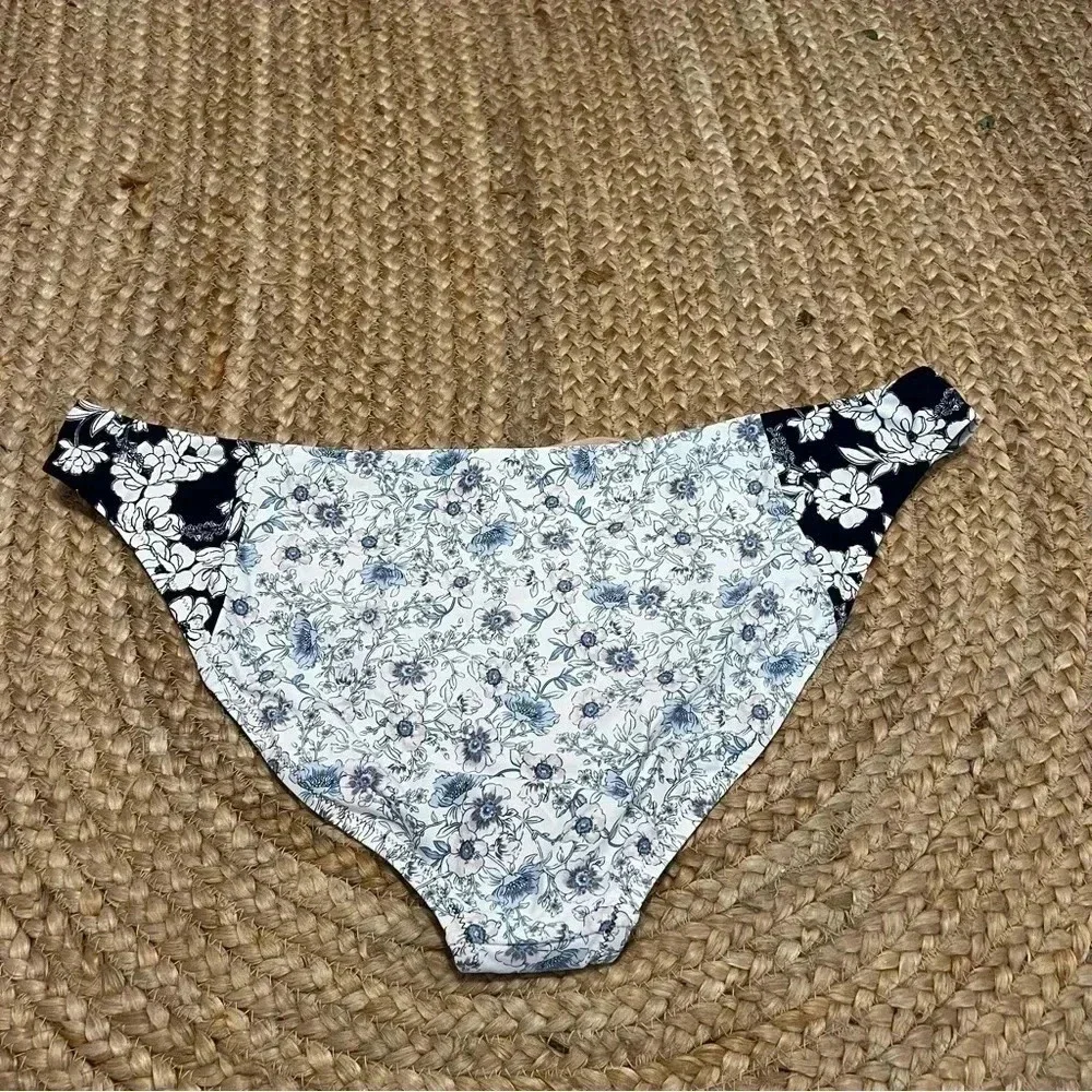 J. Crew bikini bottom Sz 3X‎ high rise cheeky bikini mixed magnolia floral